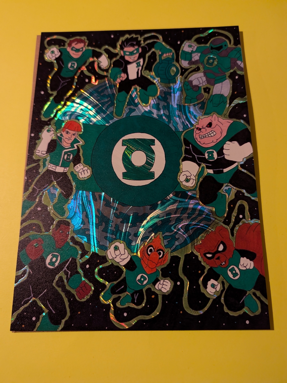 GREEN LANTERN CORPS CUSTOM MADE PRINT 1/1 NEW